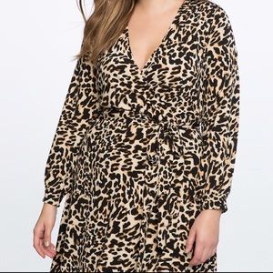 Eloquii leopard dress NWT